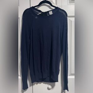 Karl Marc John pullover sweater with star design and bow on back
